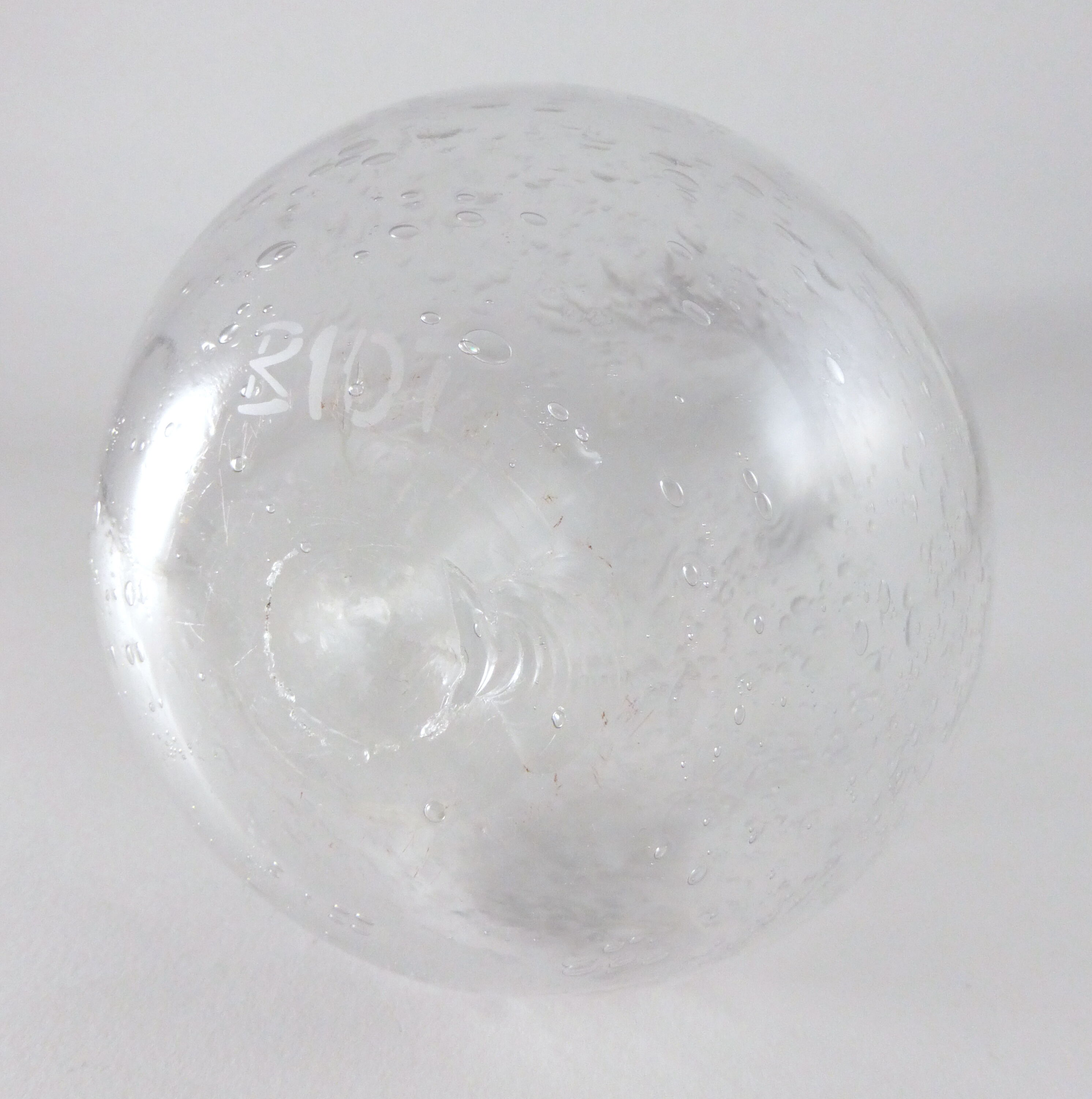 Vase praticality bubble glass glassware of Biot 1960/70