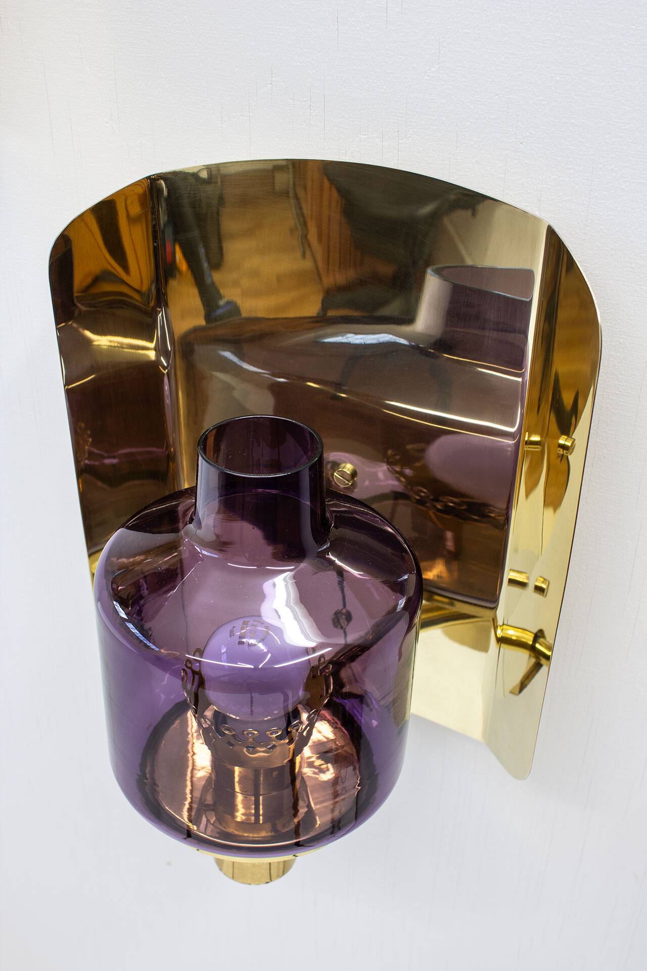 Pair of sconces wall lamp by Hans-Agne Jakobsson model V-222, Sweden