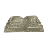 Molded glass pencil holder