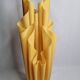 Georgia Jacob's "Athena" lamp in yellow pleated resin, 1970s