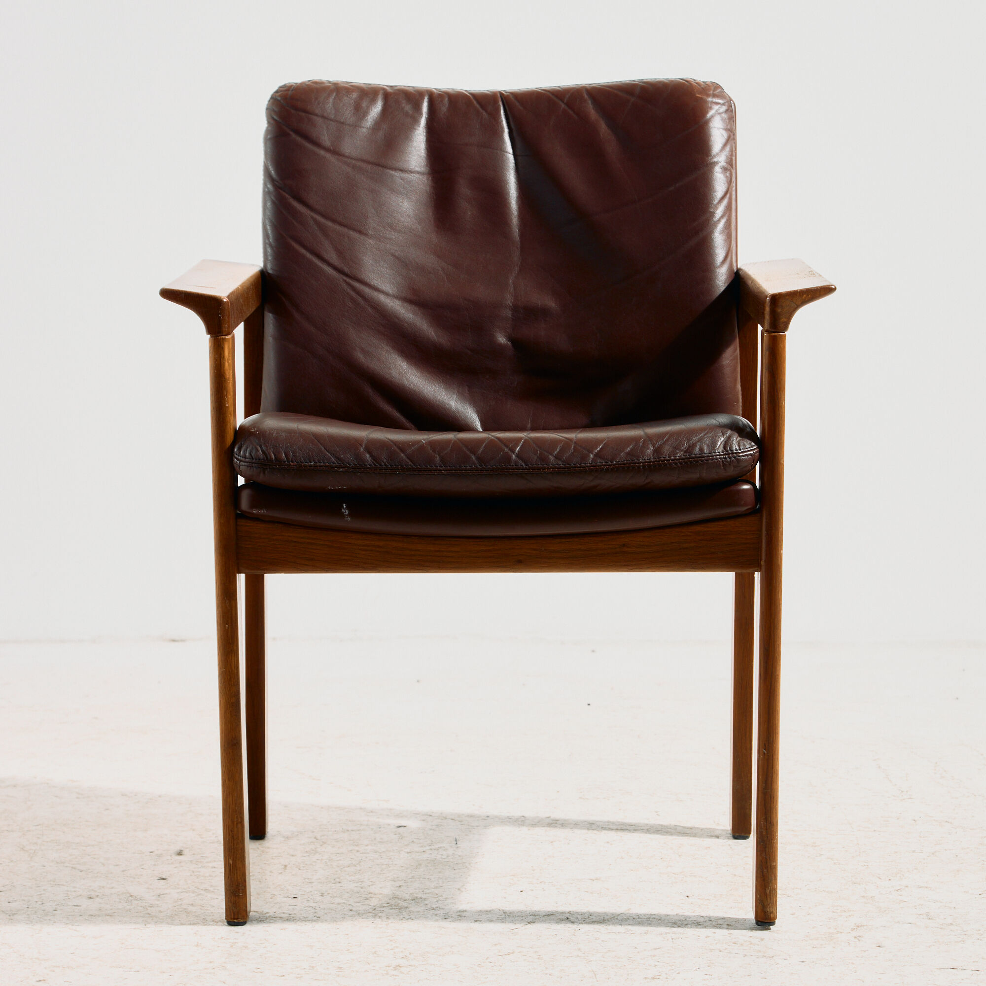 Oak armchair by Laszlo Mazák for Wiesner-Hager