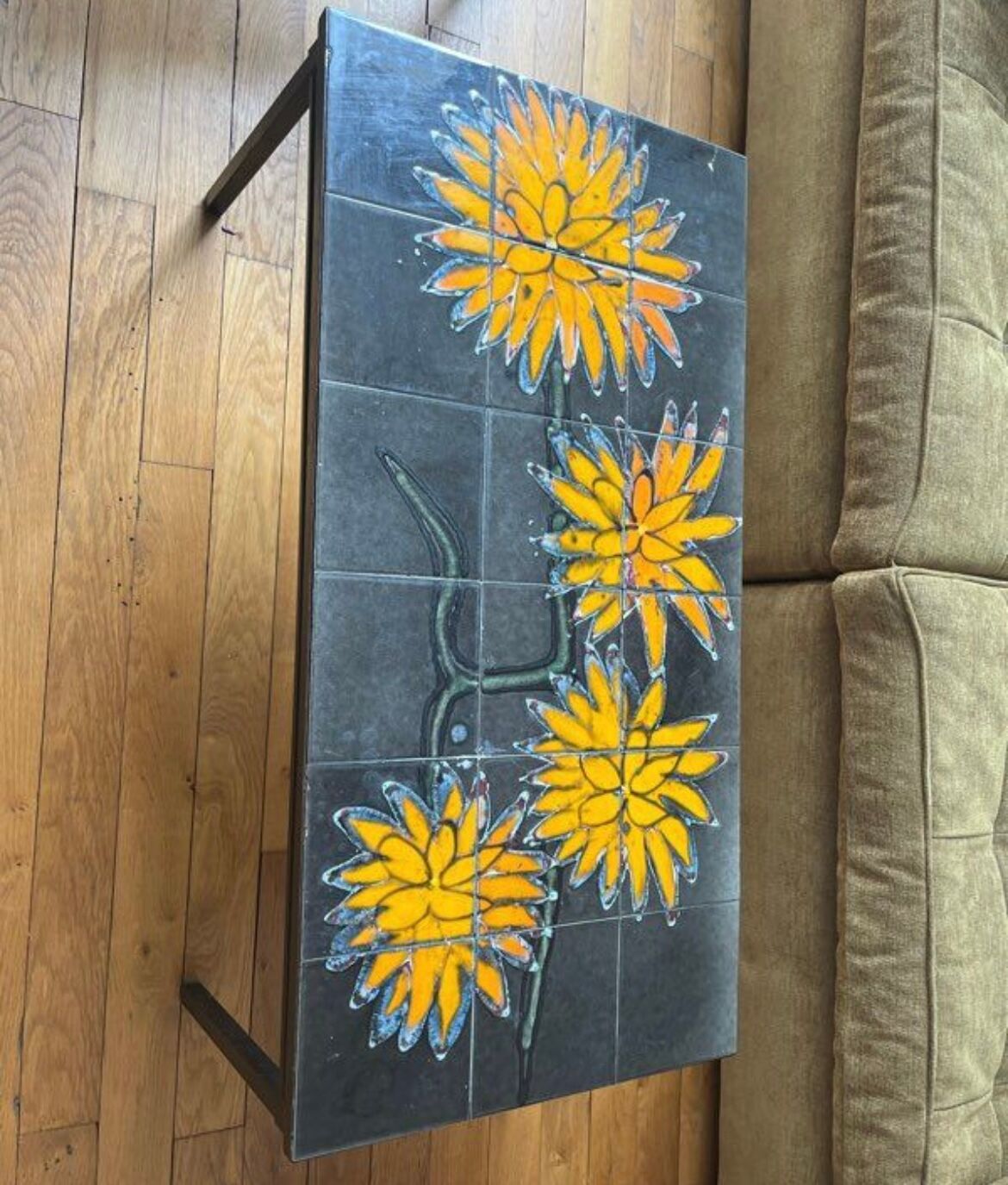 1970s ceramic coffee table