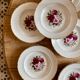 Set of 6 plates hollow vintage Moulin des Loups