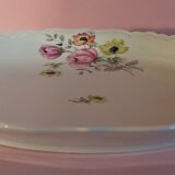 Oval porcelain serving dish from Limoges Charbernaud and Larcher