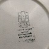 Set of 6 cheese plates Gien vintage ceramic Ma Cuisine