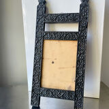 Antique Wooden Picture Frame with flower carvings 42 cm x 19 cm