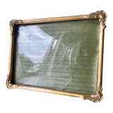 Antique art nouveau gilded picture frame