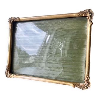 Antique art nouveau gilded picture frame