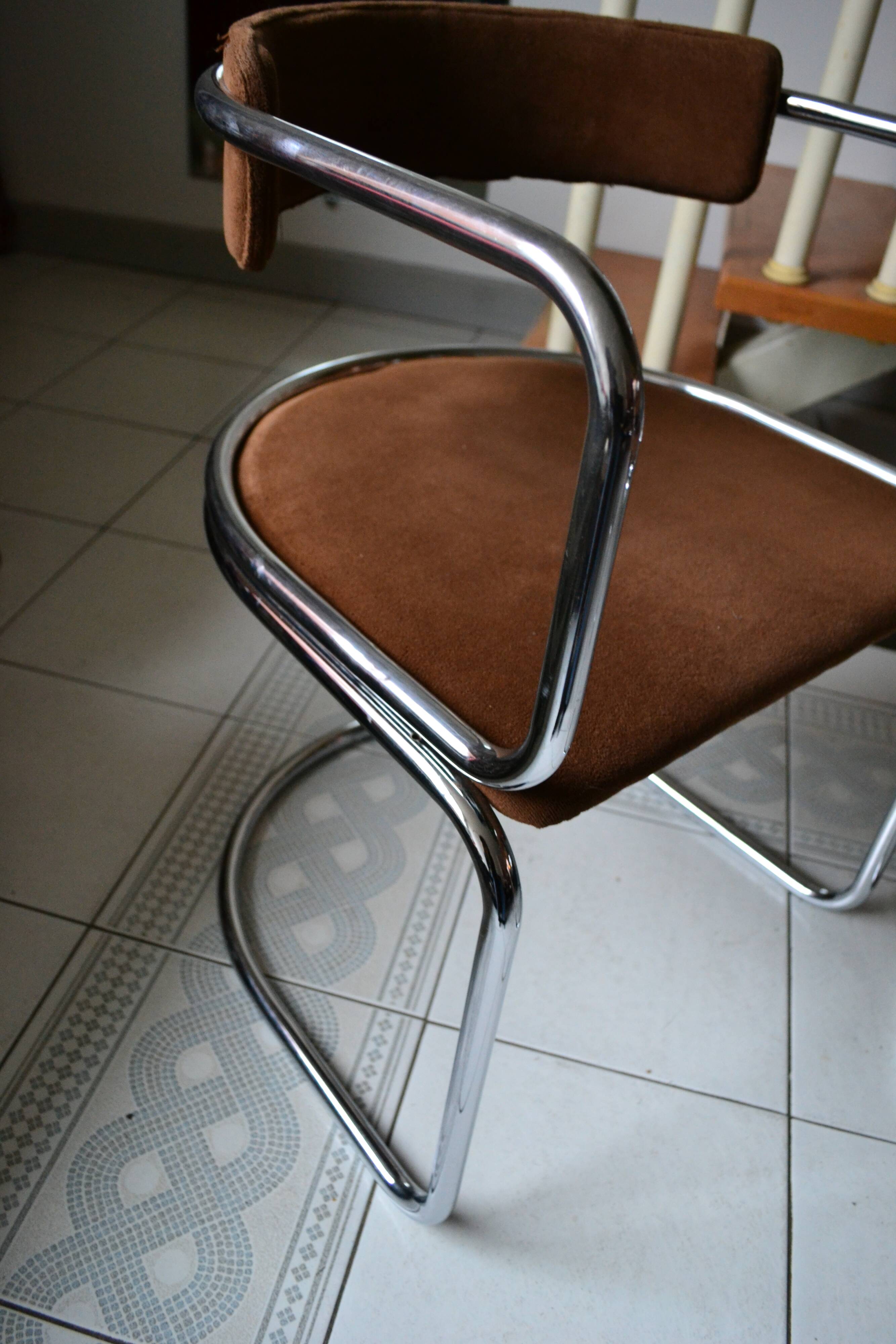 4 chairs par Renato Zevi for Roche Bobois 1970