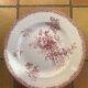 Deep dish in ironstone stamped Sarreguemines Fontanges model