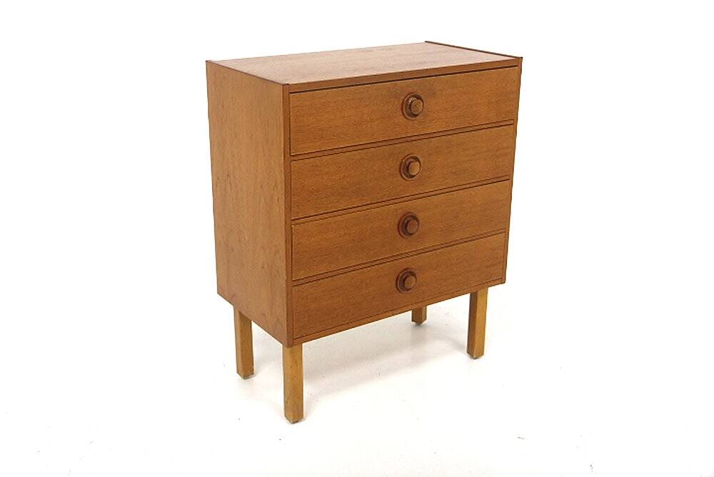 Commode scandinave en teck, Suède, 1960