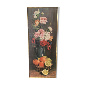Painting flower still life