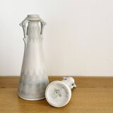 Pair of soliflore vases - Art Nouveau - Marked Marmorzellan on the reverse