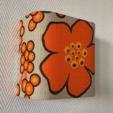 Sakura fabric wall light - rectangle H20 L20cm