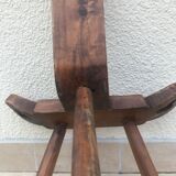 Brutalist tripod chair