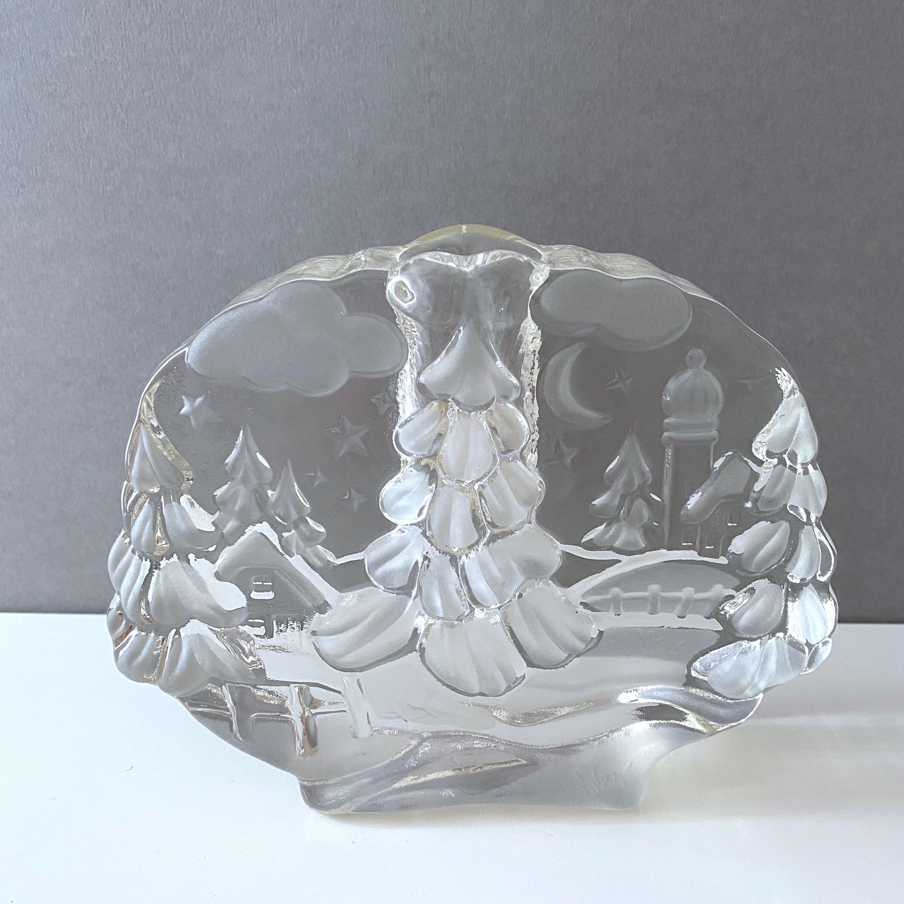 Mid Century Glass Solifleur Vase, Walther Glass