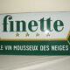 Ancient Enamelplate Sparkling Wine of the Snows FINETTE a Arbois (39 )