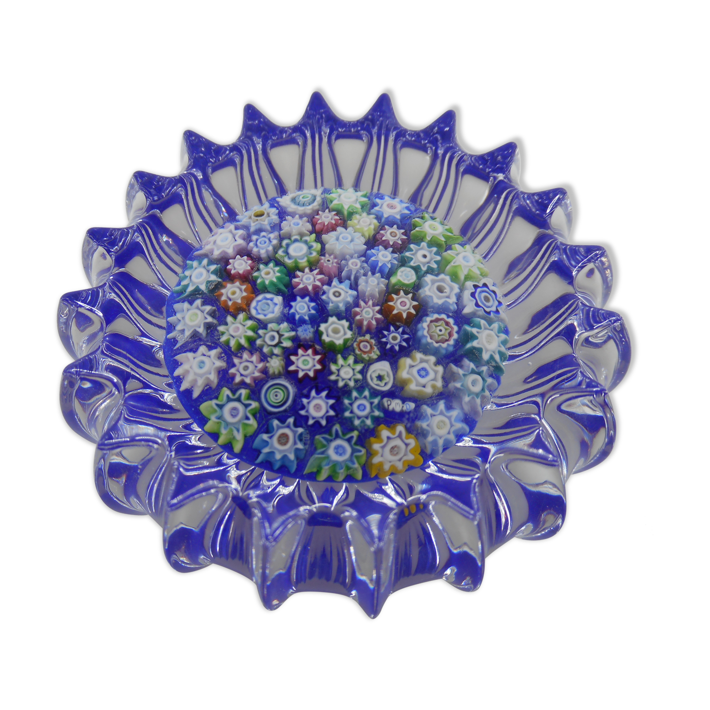 Peter McDougall millefiori paper press signed