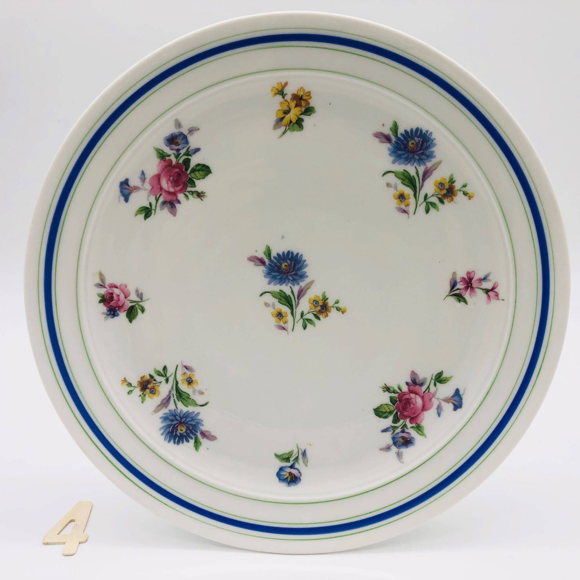 5 Dinner Plates “Lourioux Foëcy”