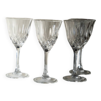 Set of 4 Capri Crystal Glasses Vivaldi Model