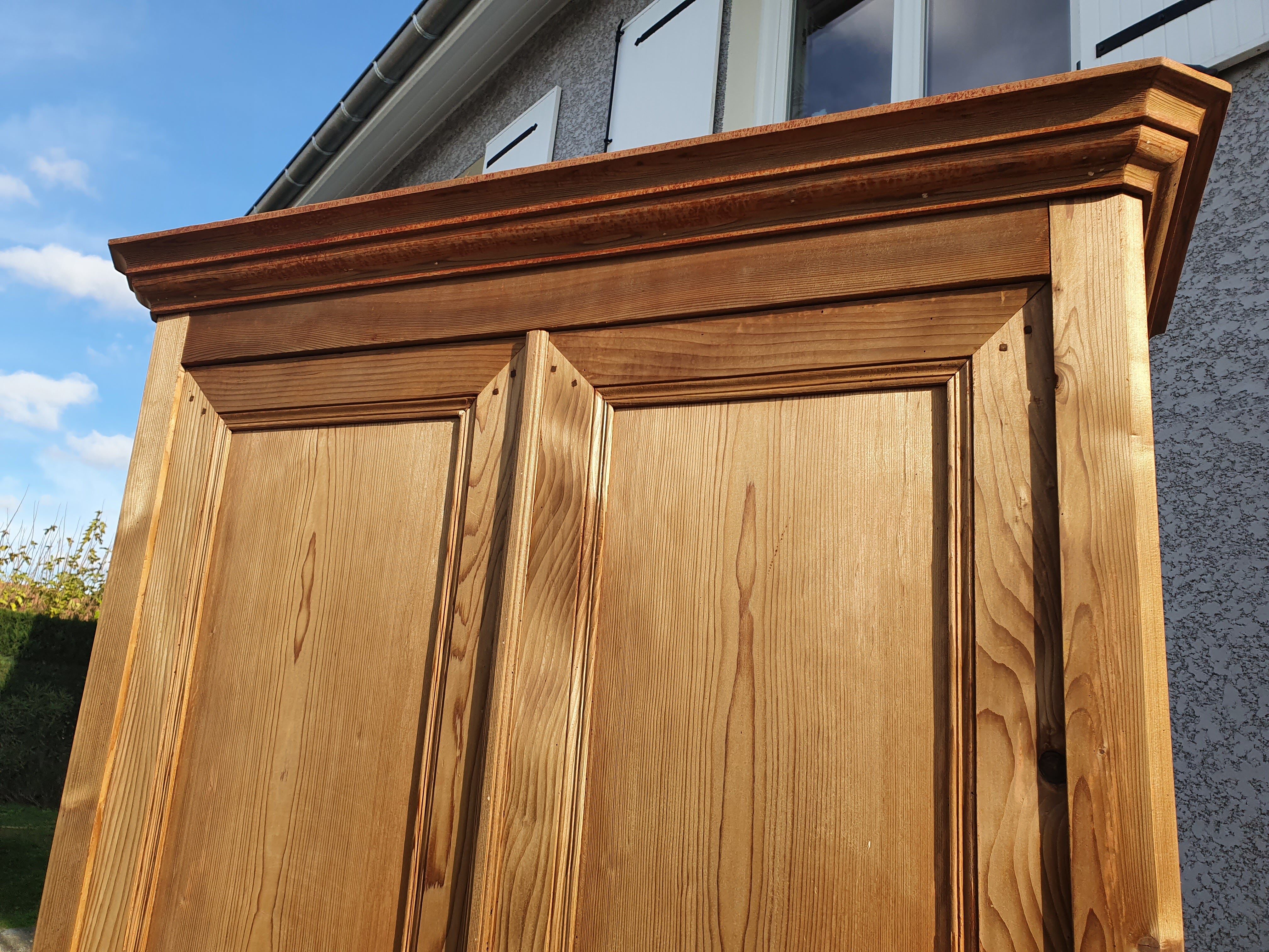 Old Parisian cabinet raw fir 1900