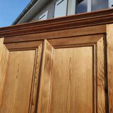 Old Parisian cabinet raw fir 1900