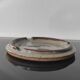 Vintage enamelled stoneware ashtray