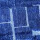 grand tapis marocain bleu en laine neuf 200x300 cm