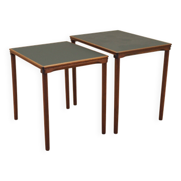 Nest of teak tables, Danish design, 1970s, production: Denmark