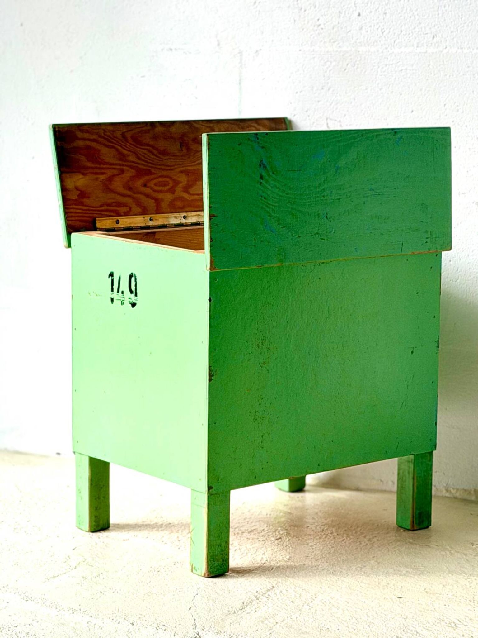 Table industrielle vintage, années 1960
