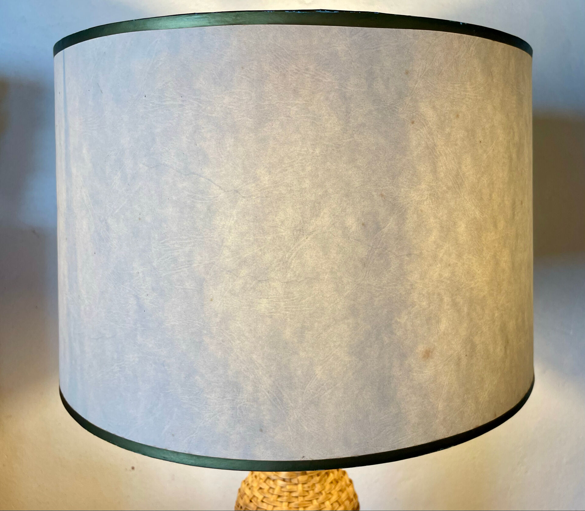 Vintage rattan lamp
