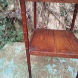 Folk art side table bedside table