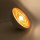 Space Age Orange glass table lamp, France 1970s