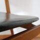6 chaises scandiaves hêtre skaï