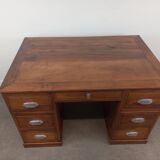 Walnut desk with drawers