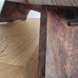 Brutalist shepherd bench