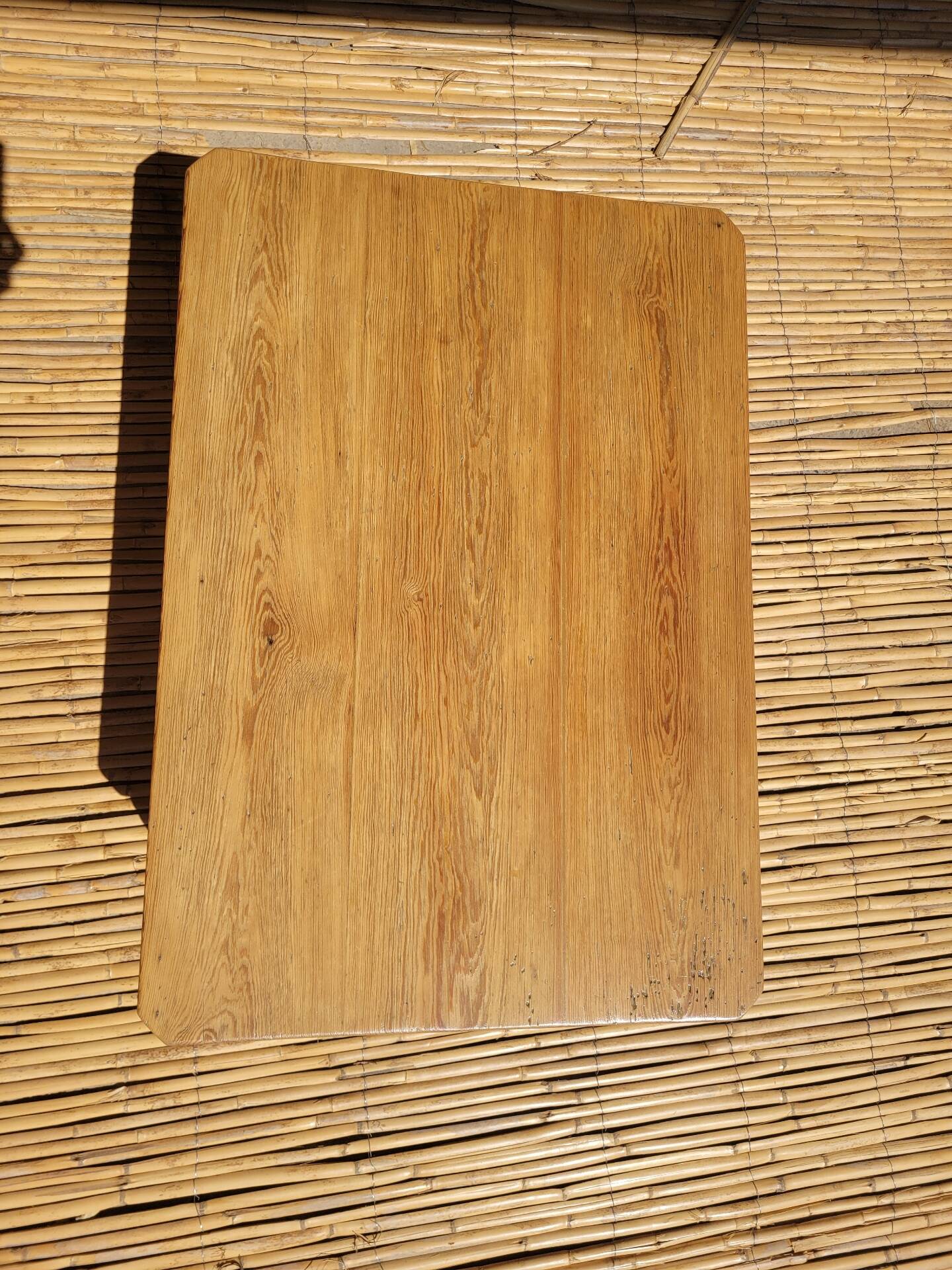 Bamboo coffee table - refurbished - unique piece