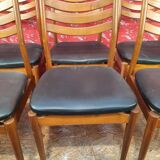 Scandinavian series of 6 chairs
