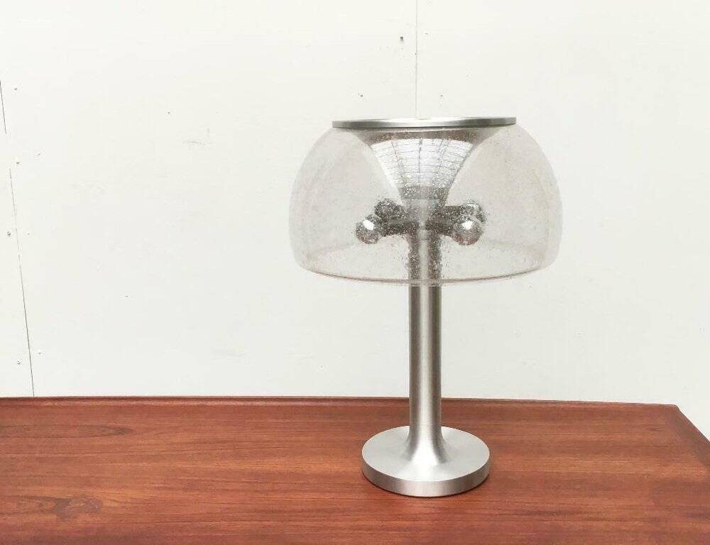 Swiss mushroom table lamp in space age style from the 1960s by Temde.