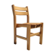 Vintage pine chair, old ski resort furniture
