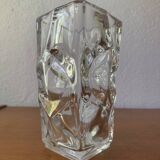 Solid Sèvres crystal vase from the 1950s