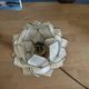 Bedside lamp flower lotus mother-of-pearl base bronze brass dp 0123247