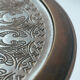 Dutch Art Nouveau occasional table with floral relief decor, 1920s