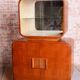 Czech Art Deco Sideboard in Walnut attributed to J. Halabala for Up Zavody, 1940s