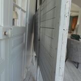 160cm headboard made from old pearl grey patinated wood