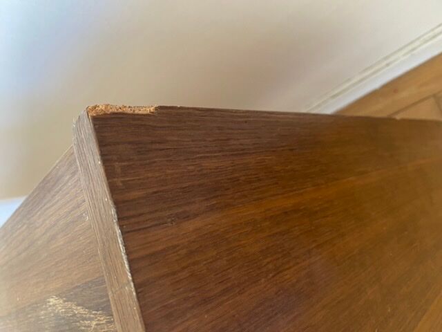 chest of drawers vintage feet compass