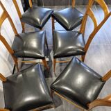 Set of 6 Italian design chairs from the 1960s