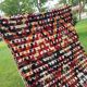 Vintage Turkish rug handmade 190x438 cm