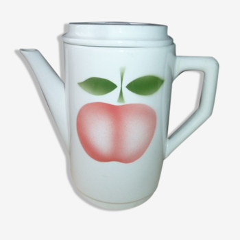 Coffee maker , pourer Orchies Moulin desLoups Apple pattern