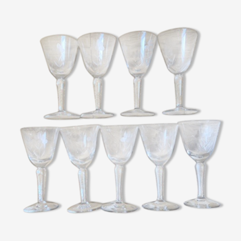 Lot de 8 verres pour l’apéritif